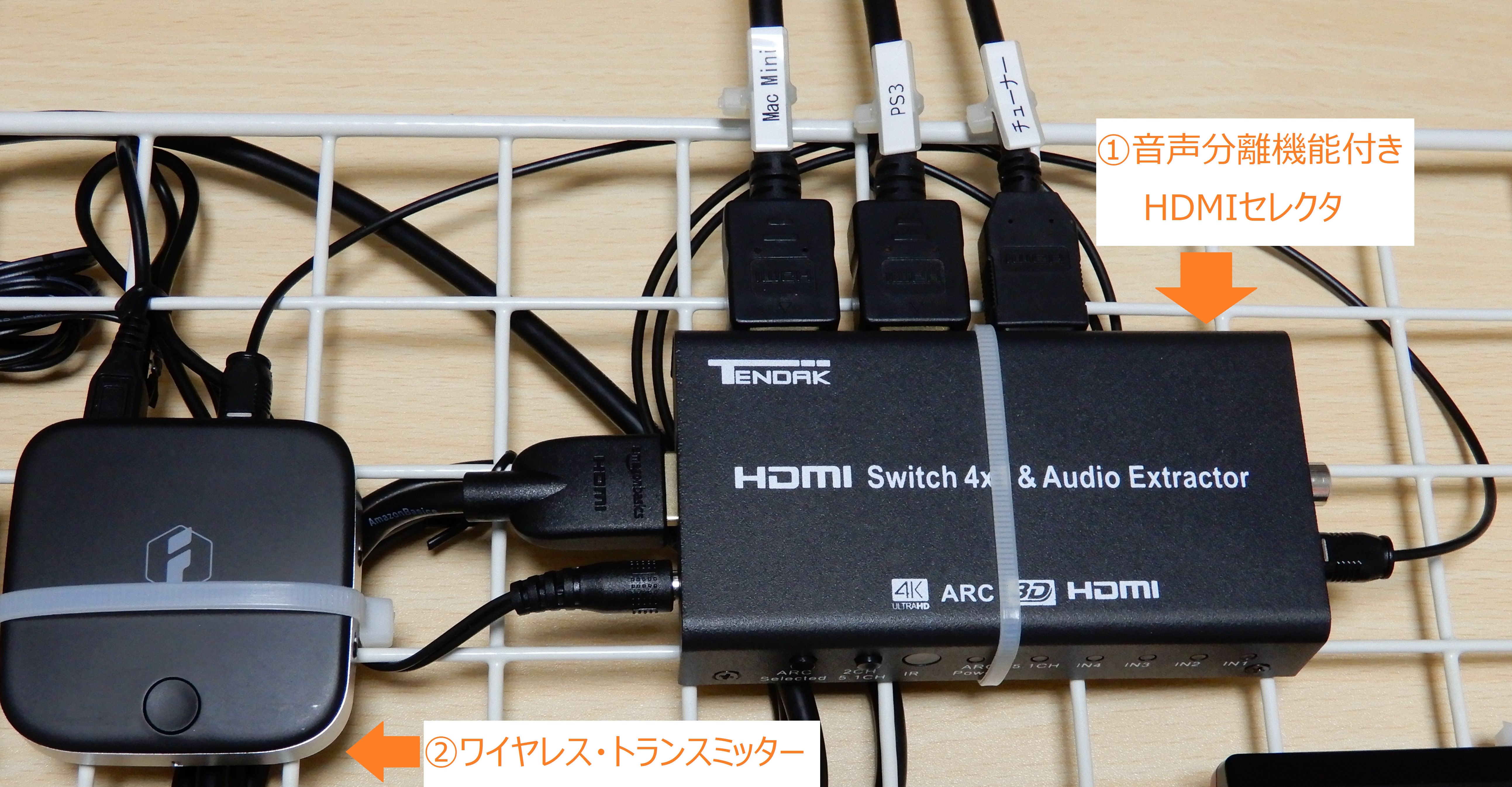 2694円 トップ HDMIで音声出力できる 4K HDR対応 音声分離 HDMI 切替器 4K60Hz対応 外部音声出力付 4入力1出力 セレクター RS-HDSW41A-4K 120Hz PS5 音声 分離 切替 光デジタル 同軸デジタル 出力 AAC5.1ch Dolby Atmos DTS:X リモコン付 切り替え