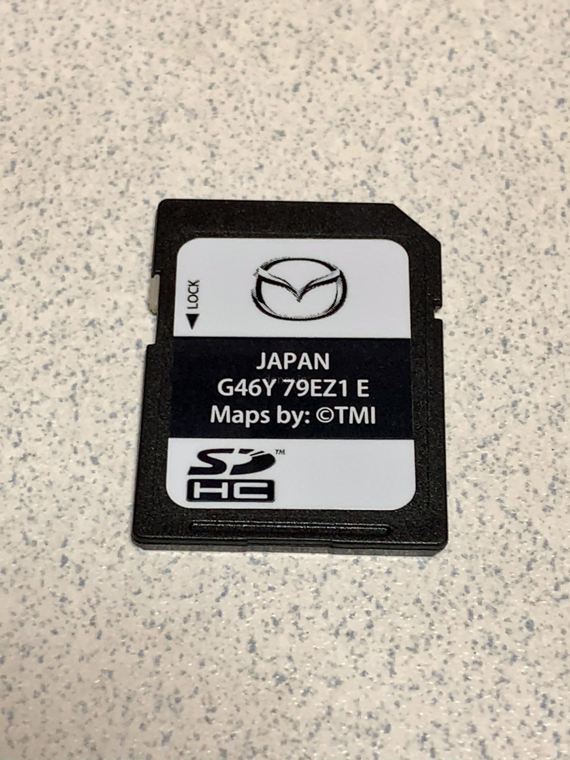 SD Card 2019 - BJM766EZ1LM Mazda Connect Q4.2017 
