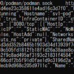 Windows版Podman.exeのRESTful APIにアクセスしてみたものの