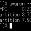 Raspberry Pi 4版Fedora 37のswapパーティション追加手順